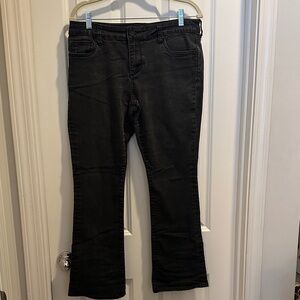 KUT Black Flared Jeans